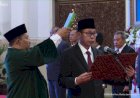 Di Hadapan Presiden Jokowi, Nawawi Pomolango Ucapkan Sumpah Jabatan Ketua Sementara KPK