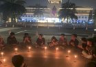 Di Bandung, Mahasiswa Nyalakan Lilin Dukung Firli Bahuri Lawan Penzaliman